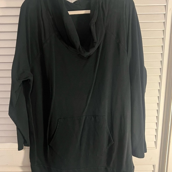 Lane Bryant Tops - Lane Bryant cowl neck comfy sweat shirt material with front pockets. Size 20